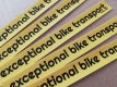 Sticker Exceptional Bike Transport 5 Stickers Exceptional Bike Transport